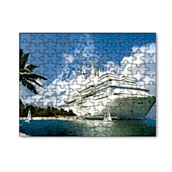 Бумажный пазл 120 элементов